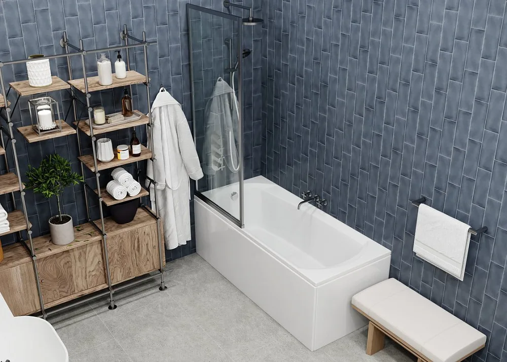 Акриловая ванна Vagnerplast Ebony 160x75 см, пристенная, ультрабелая Sancos — официальный сайт