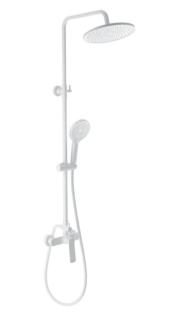 Душевая стойка Wonzon & Woghand WW-B3200-MW, матовая белая