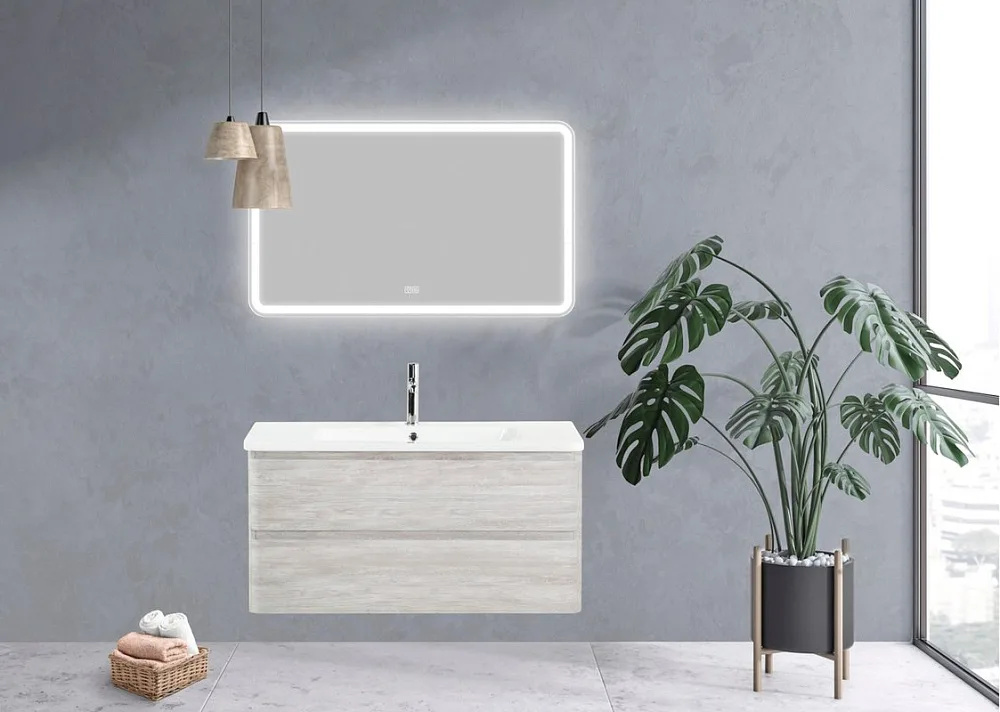 Зеркало BelBagno Marino 100х60 с подсветкой Sancos — официальный сайт