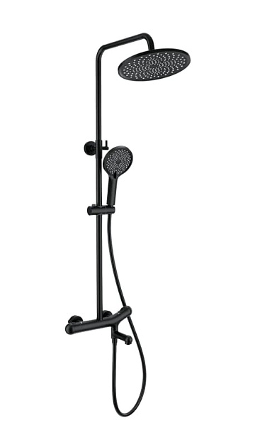 Душевая стойка Wonzon & Woghand T-1000 WW-B3057-A-MB, матовая черная