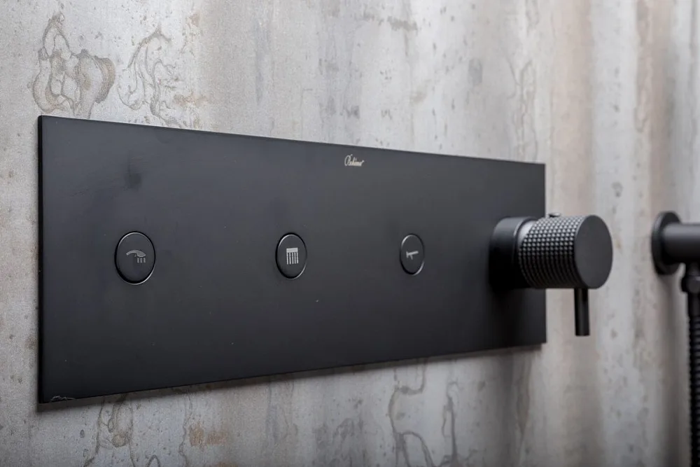 Душевой комплект Boheme Fusion 130-B, С ВНУТРЕННЕЙ ЧАСТЬЮ, чёрный Sancos — официальный сайт