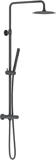 Душевая стойка Damixa Scandinavian Pure 936800300, черная матовая