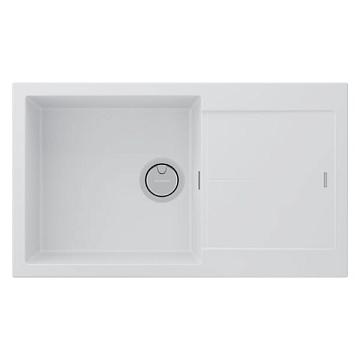 Мойка кухонная Paulmark Extensio 86 PM988650-WH white