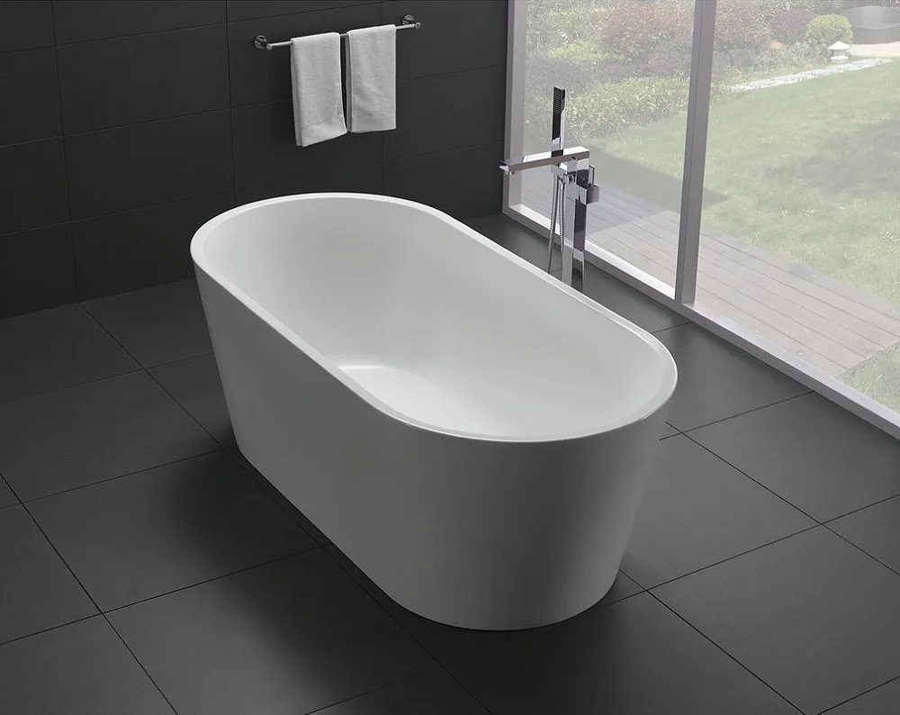 Акриловая ванна BelBagno BB71-1700 170x80 см, отдельностоящая, белая, овальная, с каркасом Sancos — официальный сайт