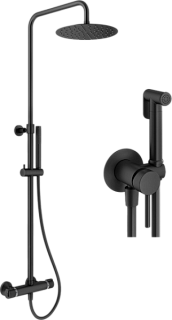 Комплект для ванной Plumberia Selection Ixo KITZXO6302NO черный матовый