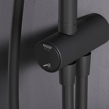Душевая стойка AM.PM Like F0780022, черная
