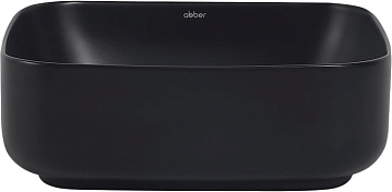 Накладная раковина Abber Rechteck AC2211MB матовая черная
