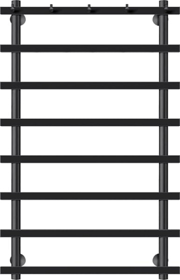 Полотенцесушитель электрический Secado Понтида 1 K, R 100x50, черный