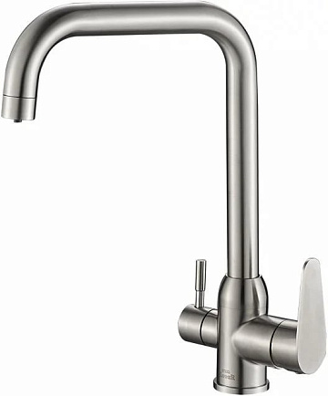 Смеситель для кухни Steel Hammer SH 725 INOX