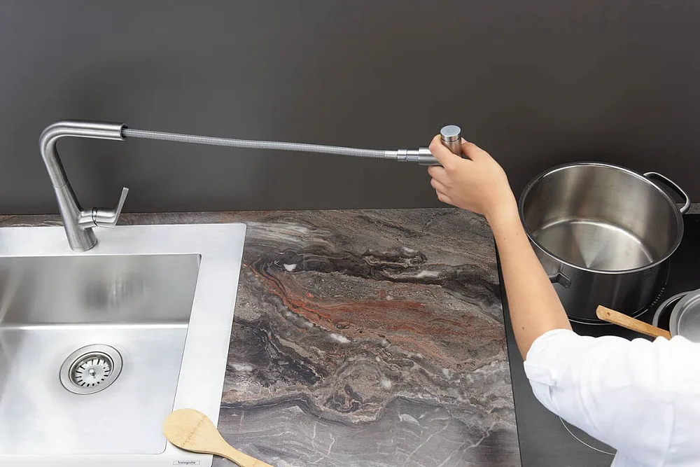 Смеситель для кухни Hansgrohe Talis Select M51 72822000 хром Sancos — официальный сайт