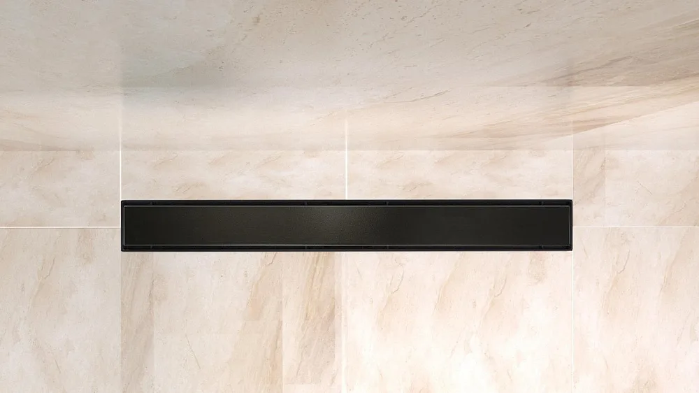 Душевой трап (лоток) BelBagno Luce BB-LD-LUCE-70-NERO 65 см, матовый черный Sancos — официальный сайт