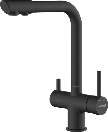 Смеситель для кухни Wasserkraft A8367 черный матовый