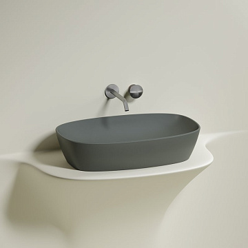 Накладная раковина Ceramicanova Element CN6049MH антрацит матовая