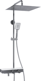 Душевая стойка Wasserkraft Aller A113.119.126.CH Thermo, с термостатом, хром
