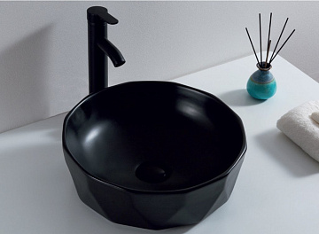 Накладная раковина BelBagno BB1409H301 41 черная
