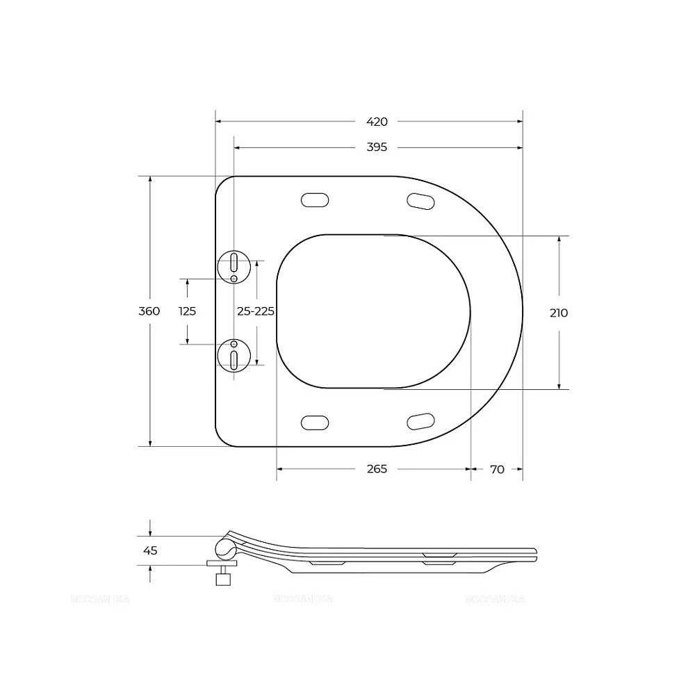 Крышка-сиденье BelBagno Amanda BB051-2SC с микролифтом Sancos — официальный сайт