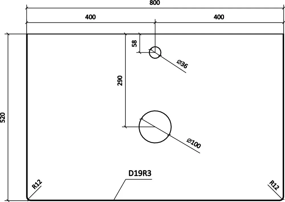 Столешница в ванную под раковину Jorno Wood 80, темное дерево Sancos — официальный сайт