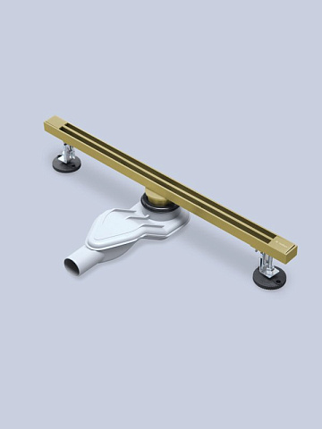 Душевой трап (лоток) AltroBagno Stella 071224 OrSp (60), матовое золото