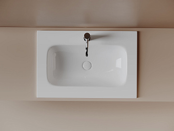 Мебельная раковина Ceramicanova Grace CN7031, белая
