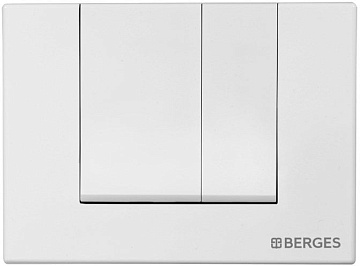 Система инсталляции для унитазов Berges Novum 040241, с кнопкой смыва, белая