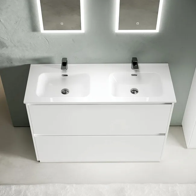 Тумба под раковину Sancos Libra Floor 120 напольный белый глянец, LB120F-2W Sancos — Оригинал