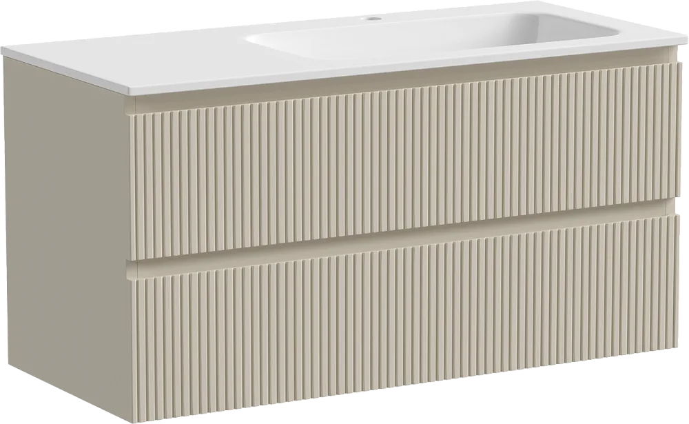 Тумба с раковиной Sancos Snob T 100 см, R, beige soft Sancos — официальный сайт