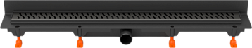 Душевой трап (лоток) MCH Chudej Harmony CH750HC2 75 см, матовый черный