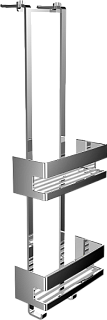 Полка Emco System 2 3545 001 25 хром