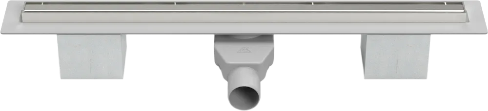 Душевой трап (лоток) MCH Chudej Slim Line CH1100SL 110 см, матовый хром Sancos — официальный сайт