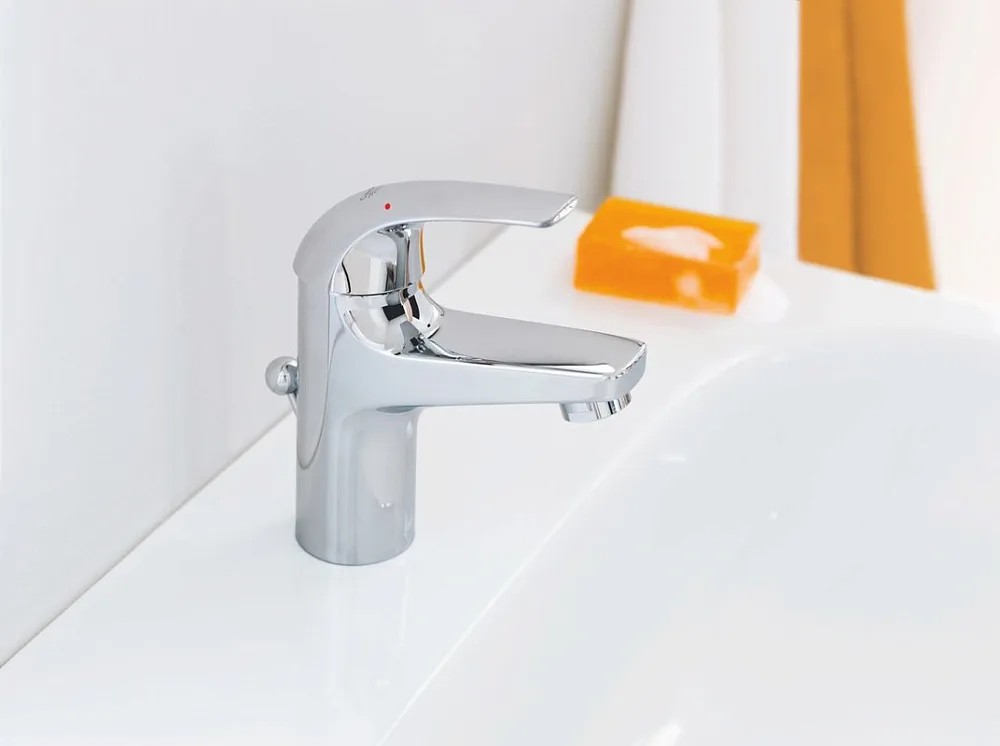 Смеситель для раковины Grohe BauCurve 32805000 Sancos — официальный сайт