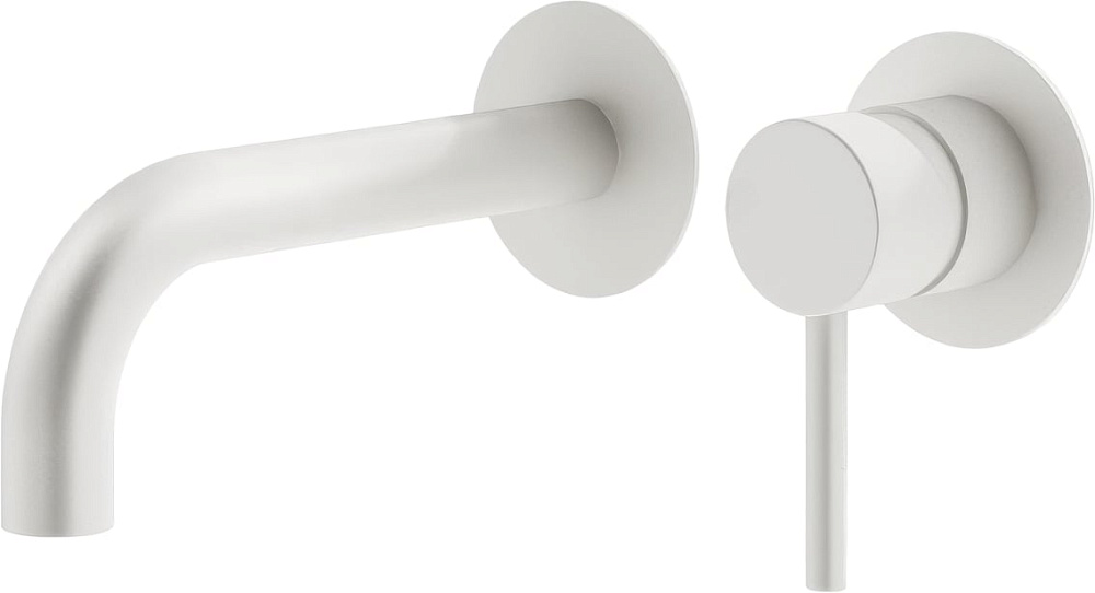 Смеситель для раковины Plumberia Selection Ixo KITXO1135BO210 С ВНУТРЕННЕЙ ЧАСТЬЮ, матовый белый