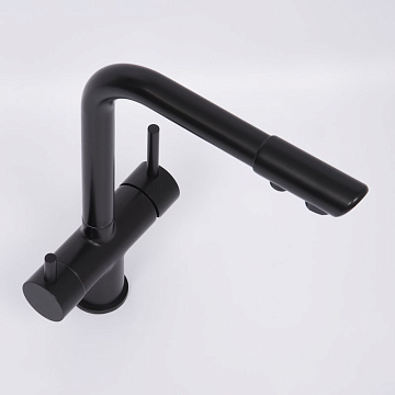 Смеситель для кухни Wasserkraft A8367 черный матовый