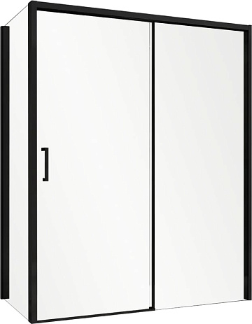 Душевой уголок Abber Komfort AG93120B-S102B 120х100 см, профиль черный, стекло прозрачное