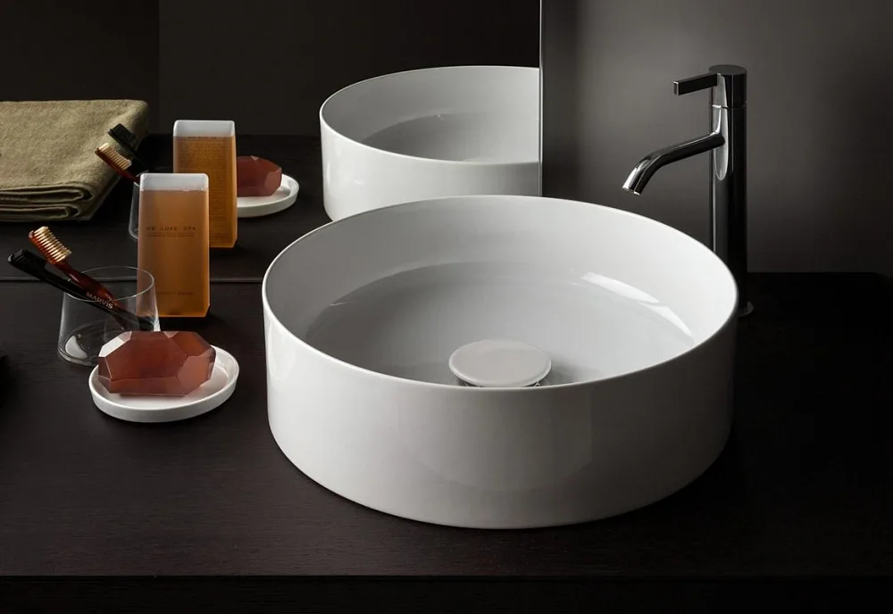 Накладная раковина Laufen Kartell by Laufen 8.1233.1.000.112.1 Sancos — официальный сайт