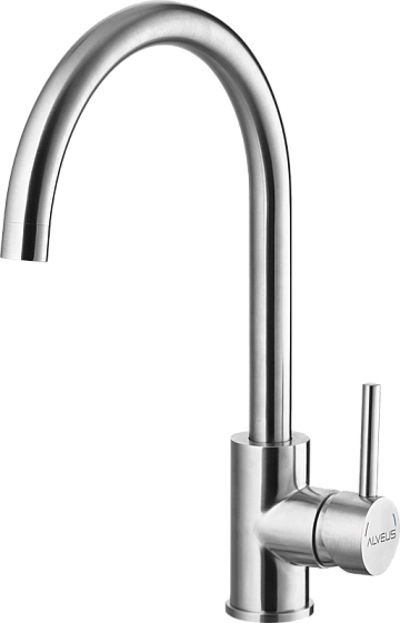 Смеситель для кухни Alveus Elza 1129028 сатинированная сталь