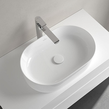 Накладная раковина Villeroy & Boch Collaro 4A1956R1 альпийский белый, CeramicPlus