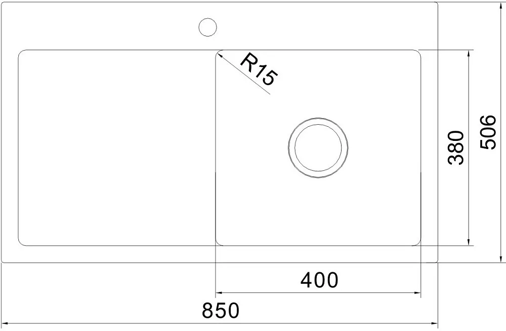 Мойка кухонная Oulin OL-FTR102R Sancos — официальный сайт