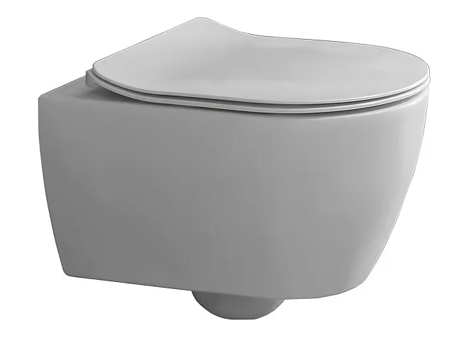 Чаша для подвесного унитаза Scarabeo Glam 5201/TW безободковый, белый Sancos — Оригинал