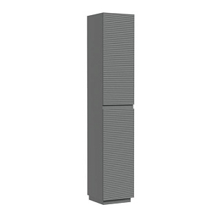 Шкаф-пенал для ванной напольный Sancos Folk Floor 350х350х1880 мм, Ergraut soft
