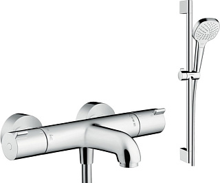 Термостатический смеситель Hansgrohe Ecostat 1001 CL ВМ 13201000, + Душевой гарнитур Hansgrohe Croma