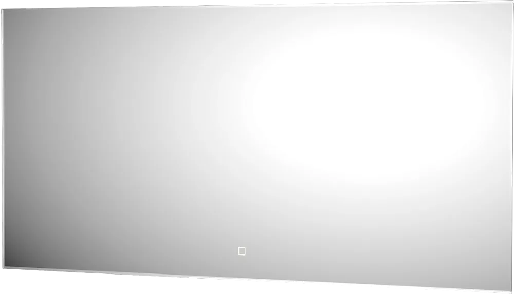 Зеркало Defesto Glow DF 2518SH 120х60 с LED-подсветкой, 3000 K, сенсорный выключатель
