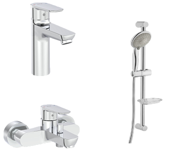 Комплект для ванной VitrA A42301EXP, хром