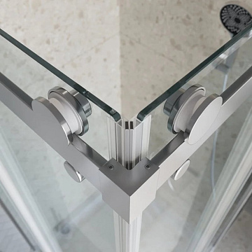 Душевой уголок BelBagno Marino 2 A-2-90-C-CR 90x90, профиль хром, стекло прозрачное