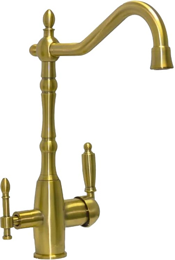 Смеситель для кухни Seaman Barcelone SSL-5387 gold  satin