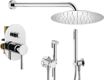 Комплект для ванной Plumberia Selection Ixo KITZXO15CR С ВНУТРЕННЕЙ ЧАСТЬЮ, хром
