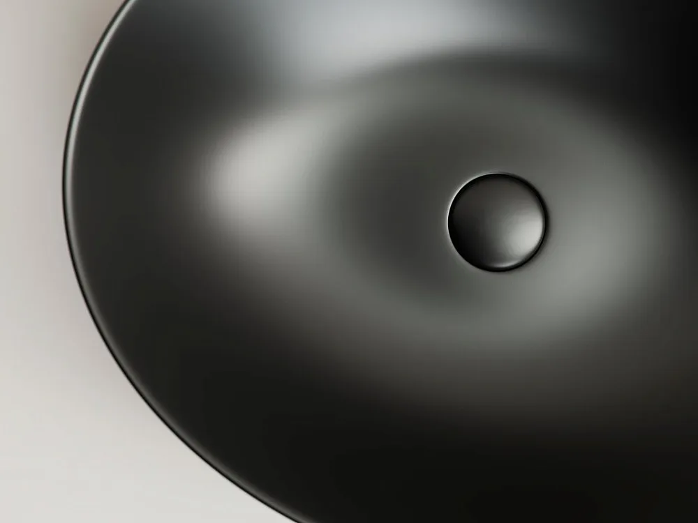 Накладная раковина Ceramicanova Element CN6017MB черный матовый Sancos — официальный сайт