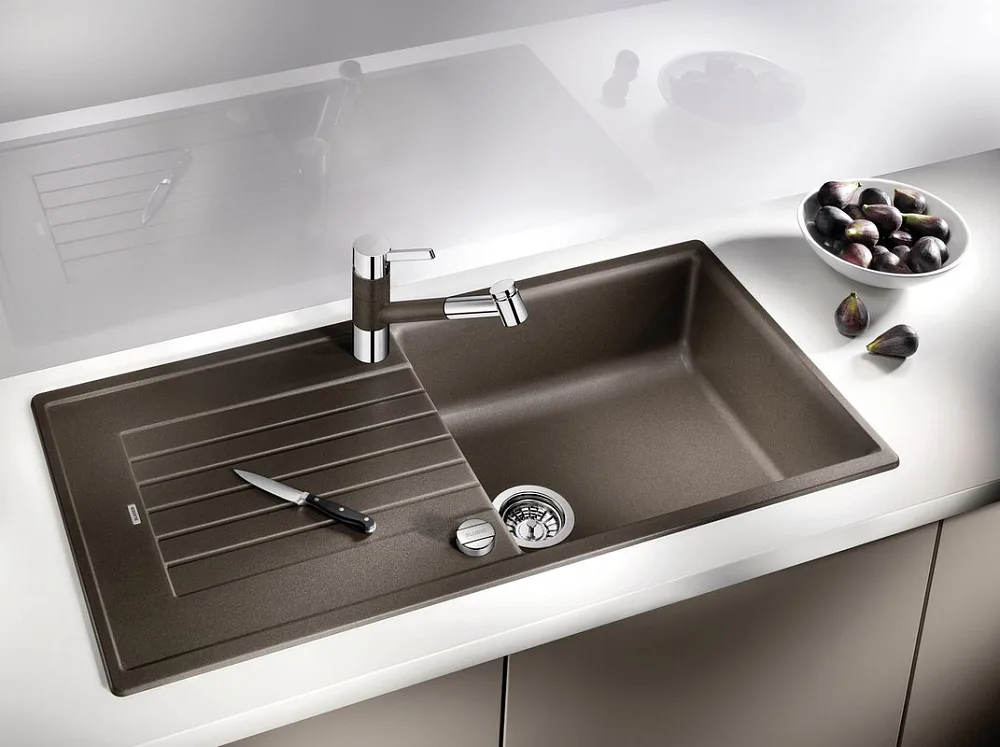 Смеситель для кухни Blanco Tivo-S Silgranit 517618 Sancos — официальный сайт