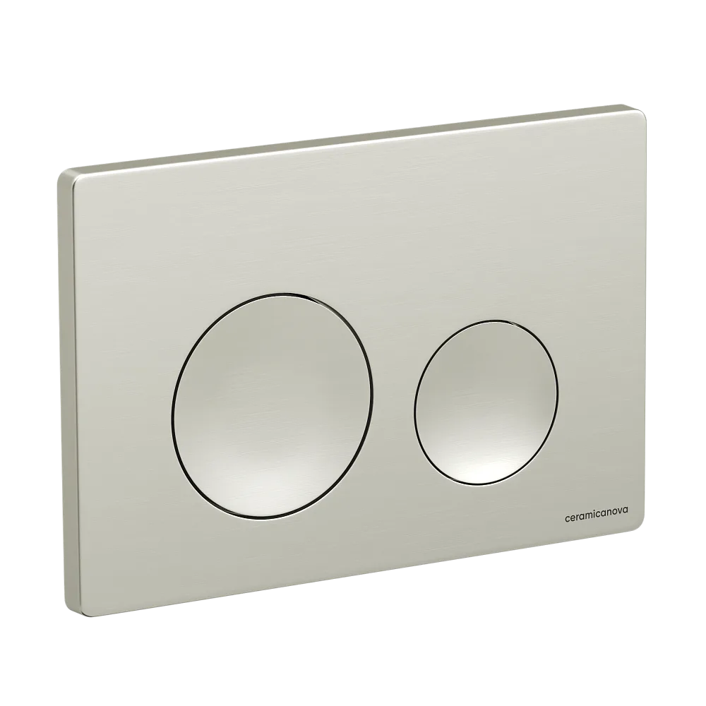 Кнопка смыва Ceramicanova Balance Circle CN12-001BN брашированный никель Sancos — официальный сайт