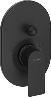Встраиваемый смеситель Hansgrohe Rebris E 72459670 черный матовый