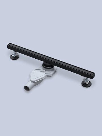 Душевой трап (лоток) AltroBagno Supremo 071229 NeOp (60), матовый черный